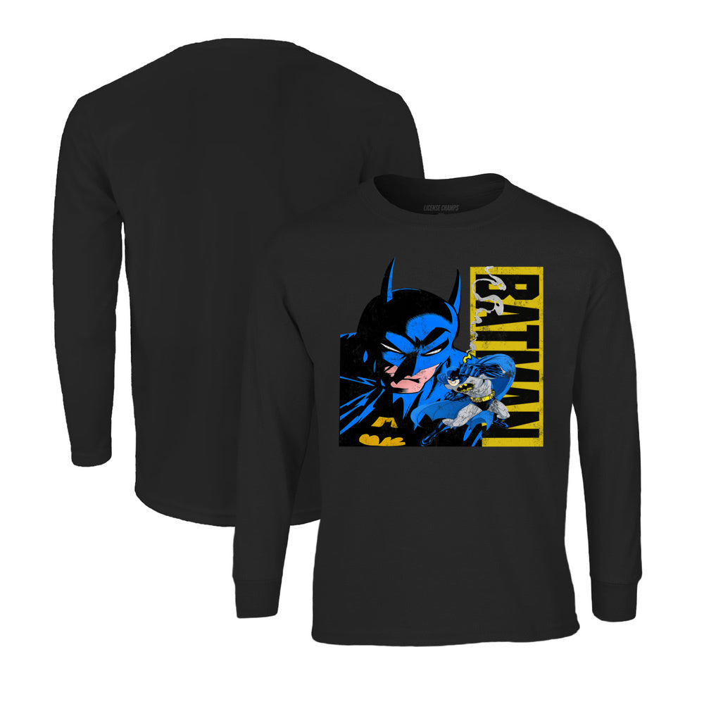 Batman Long Sleeve T-Shirt in Black