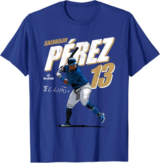 Salvador Perez | Kansas City Baseball Players | MLBSPZ3001 T-Shirt