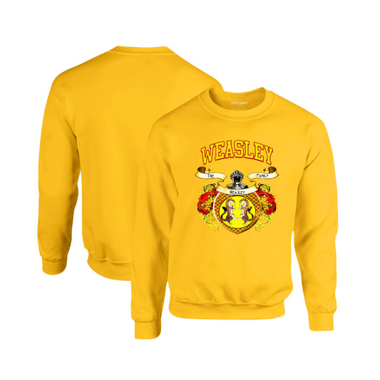 Harry Potter Crewneck Sweatshirt in Athletic Gold