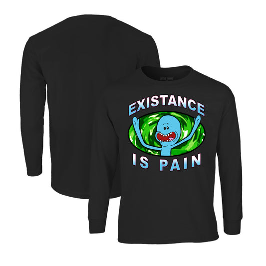 Rick and Morty Long Sleeve T-Shirt in Black