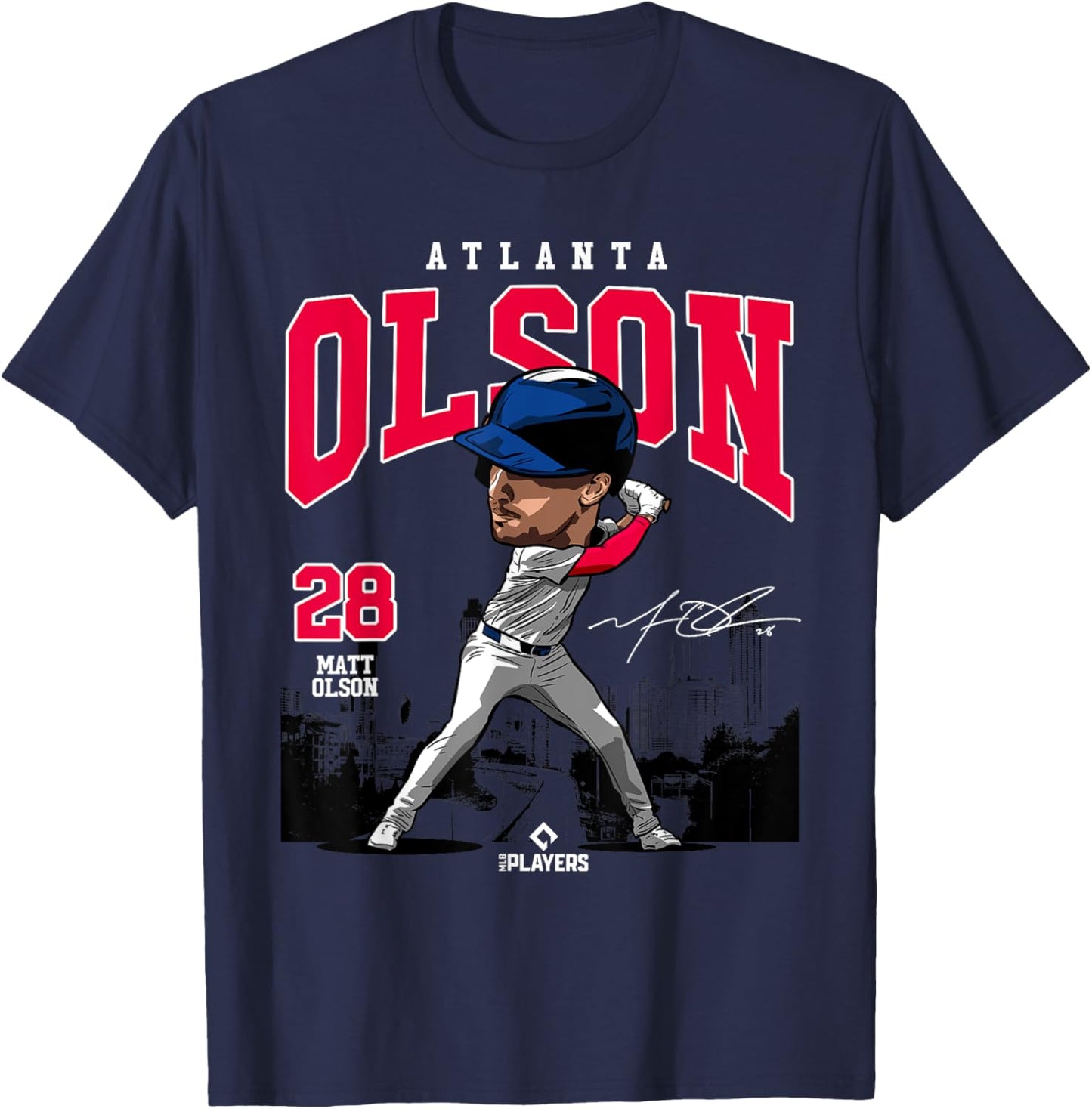 Matt Olson | Atlanta Baseball MLB Players | MLBOLS4027 T-Shirt