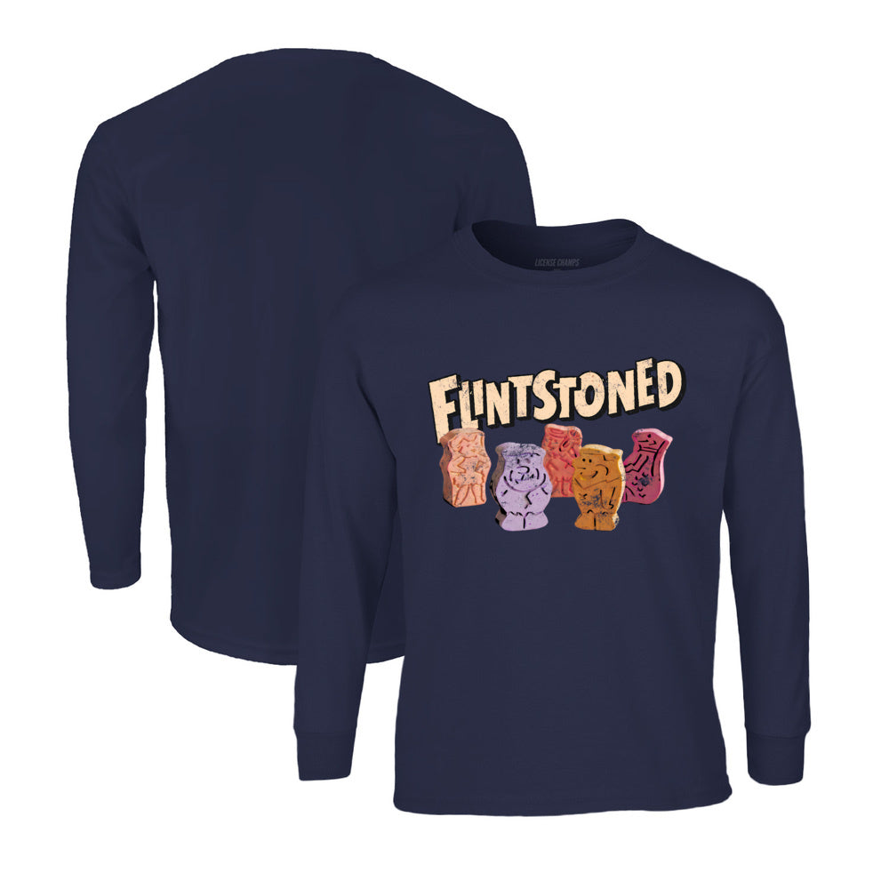The Flintstones Long Sleeve T-Shirt in Navy