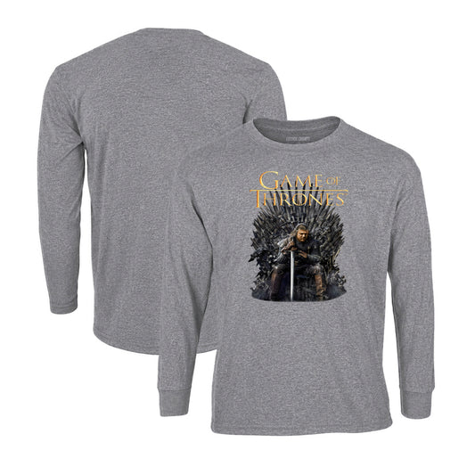 Game of Thrones Long Sleeve T-Shirt in Graphite Heather
