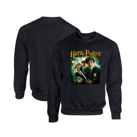 Harry Potter Trio Crewneck Sweatshirt in Black