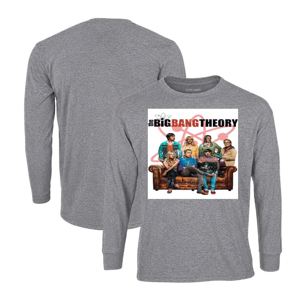 The Big Bang Theory Long Sleeve T-Shirt in Graphite Heather