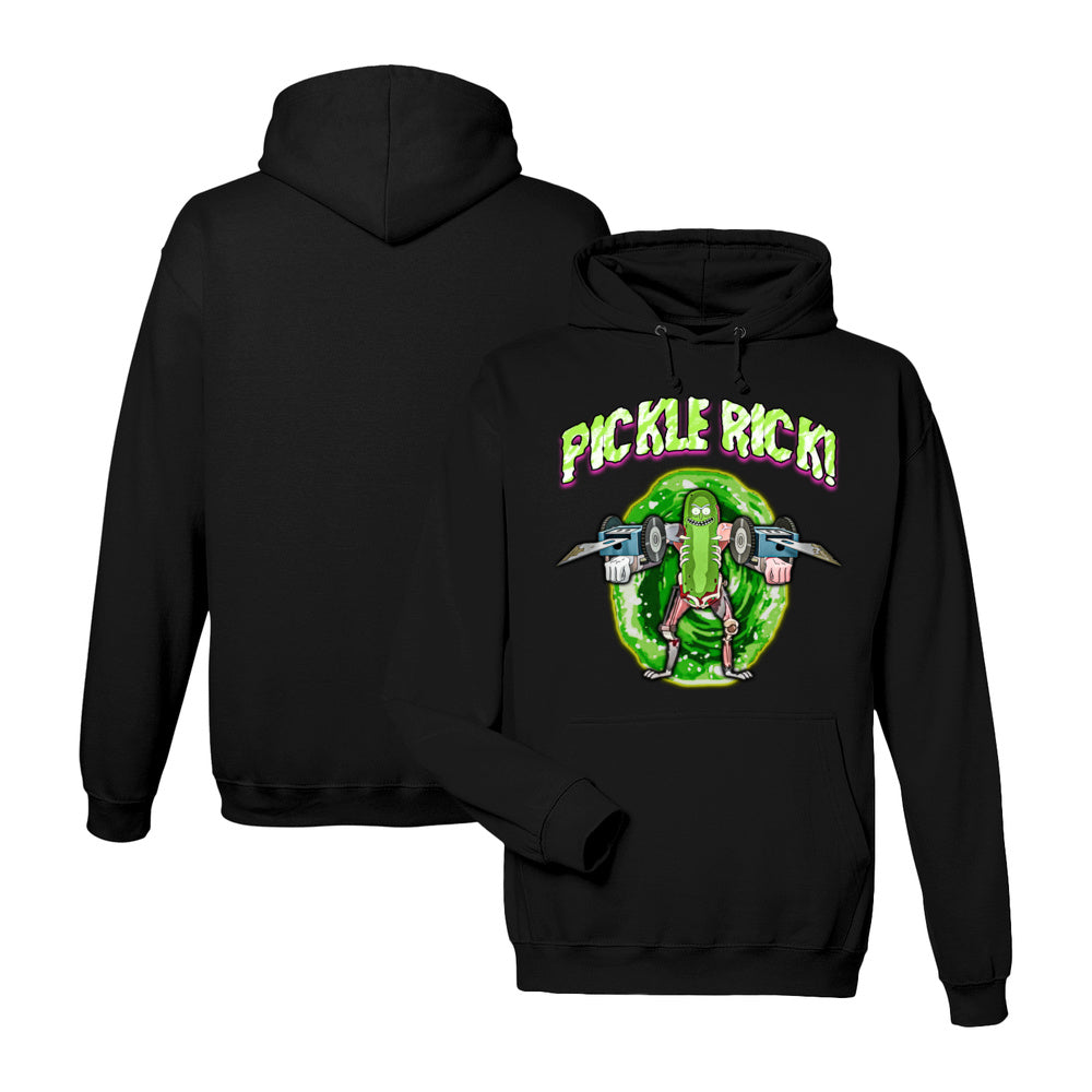 Rick and Morty Hoodie in Black