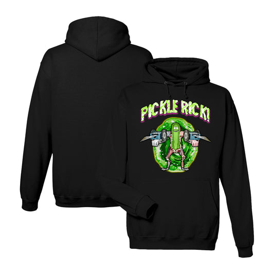 Rick and Morty Hoodie in Black