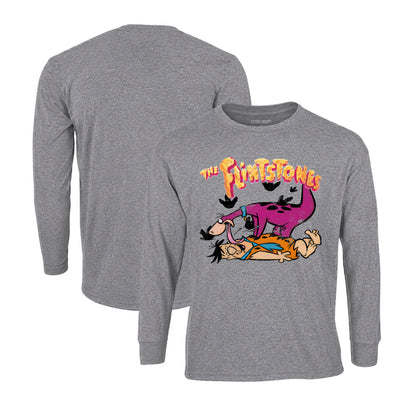 The Flintstones Dino and Fred Long Sleeve T-Shirt