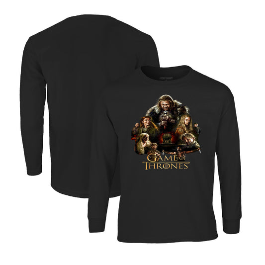 Game of Thrones Long Sleeve T-Shirt in Black