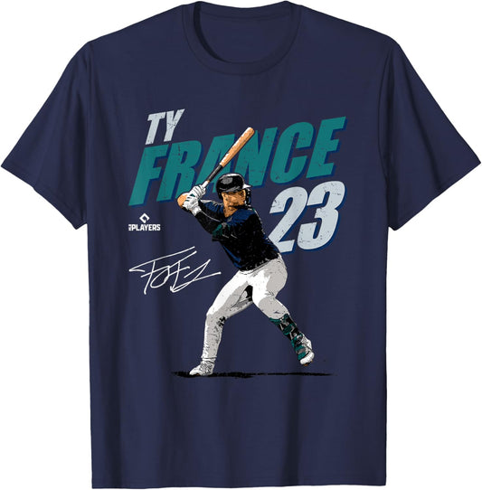 Ty France | Seattle Baseball Players | MLBTFE3001 T-Shirt