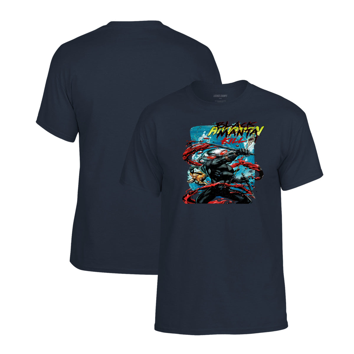 Aquaman Black Manta T-Shirt in Navy