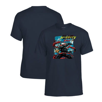 Aquaman Black Manta T-Shirt in Navy
