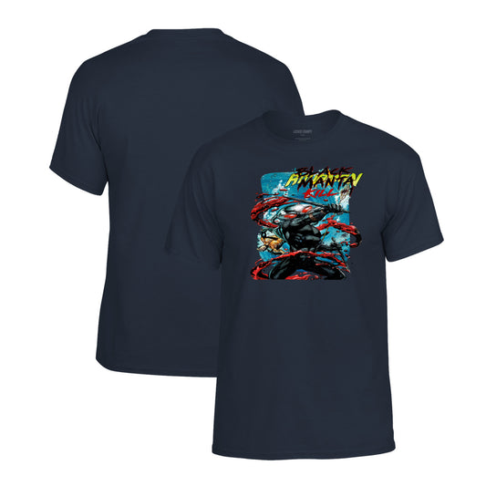 Aquaman Black Manta T-Shirt in Navy