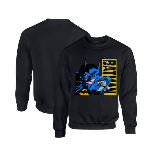 Batman Crewneck Sweatshirt in Black