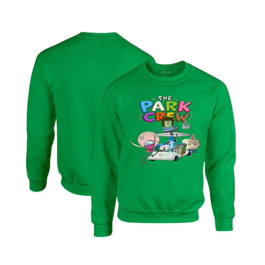 Regular Show Crewneck Sweatshirt in Kelly Green