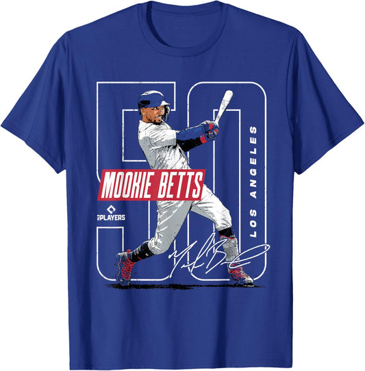 Mookie Betts | Los Angeles Baseball MLB Players | MLBMBE3004 T-Shirt