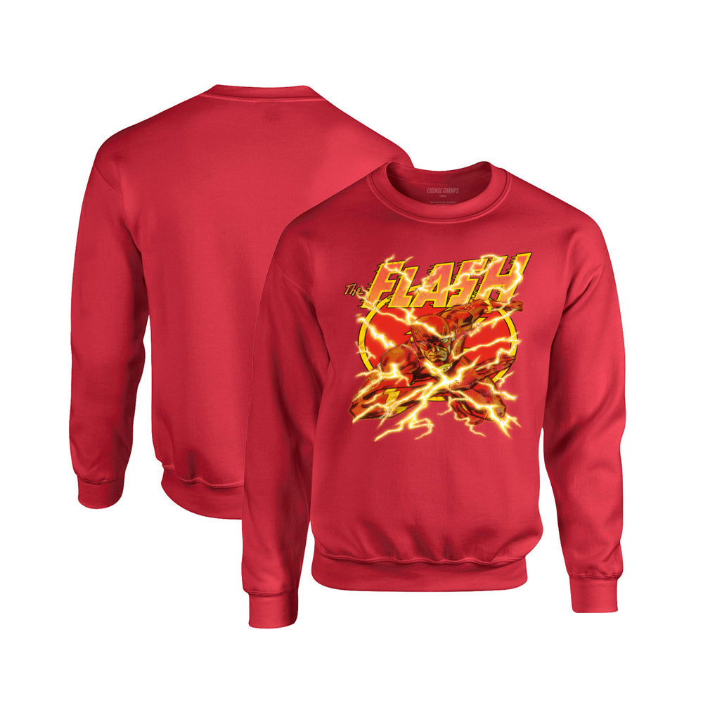 The Flash Crewneck Sweatshirt in Red