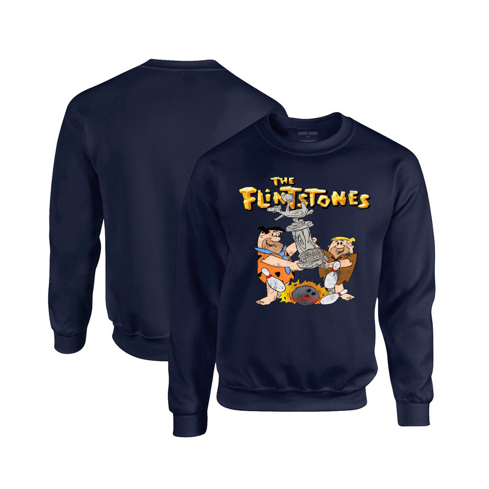 The Flintstones Crewneck Sweatshirt in Navy