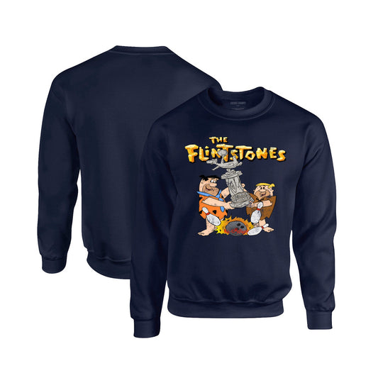 The Flintstones Crewneck Sweatshirt in Navy
