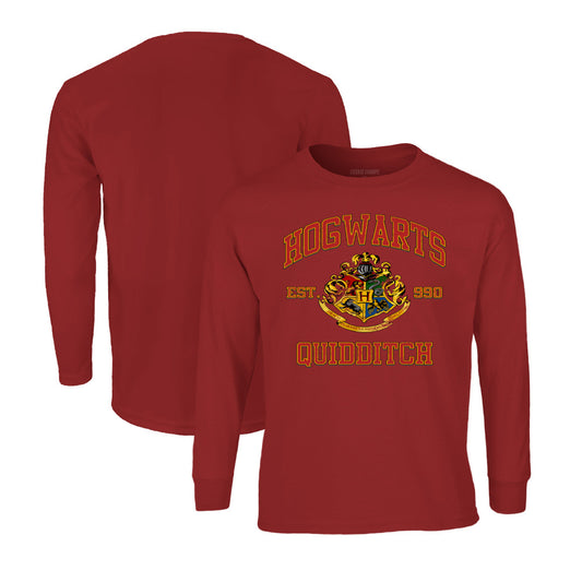 Harry Potter Long Sleeve T-Shirt in Crimson Red