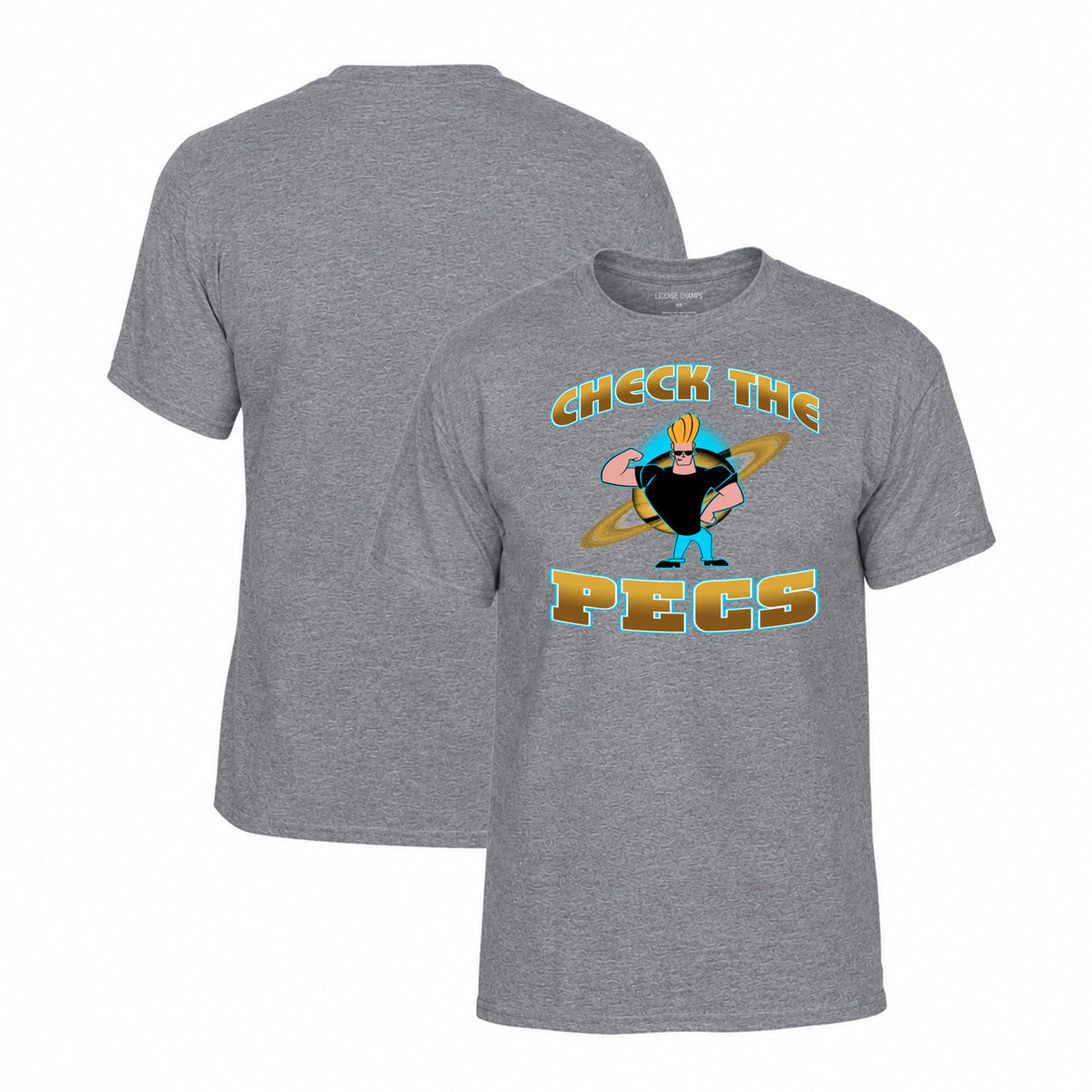 Johnny Bravo T-Shirt in Graphite Heather