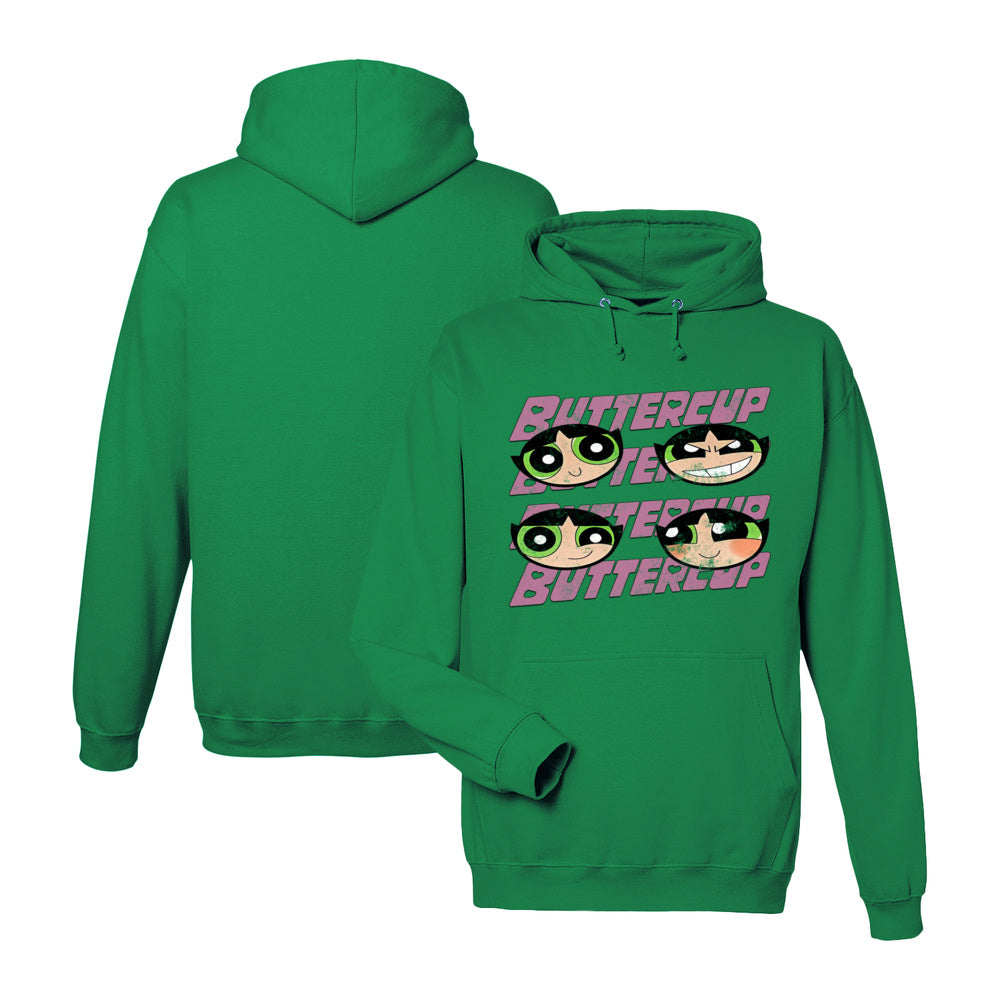 Powerpuff Girls Hoodie in Kelly Green