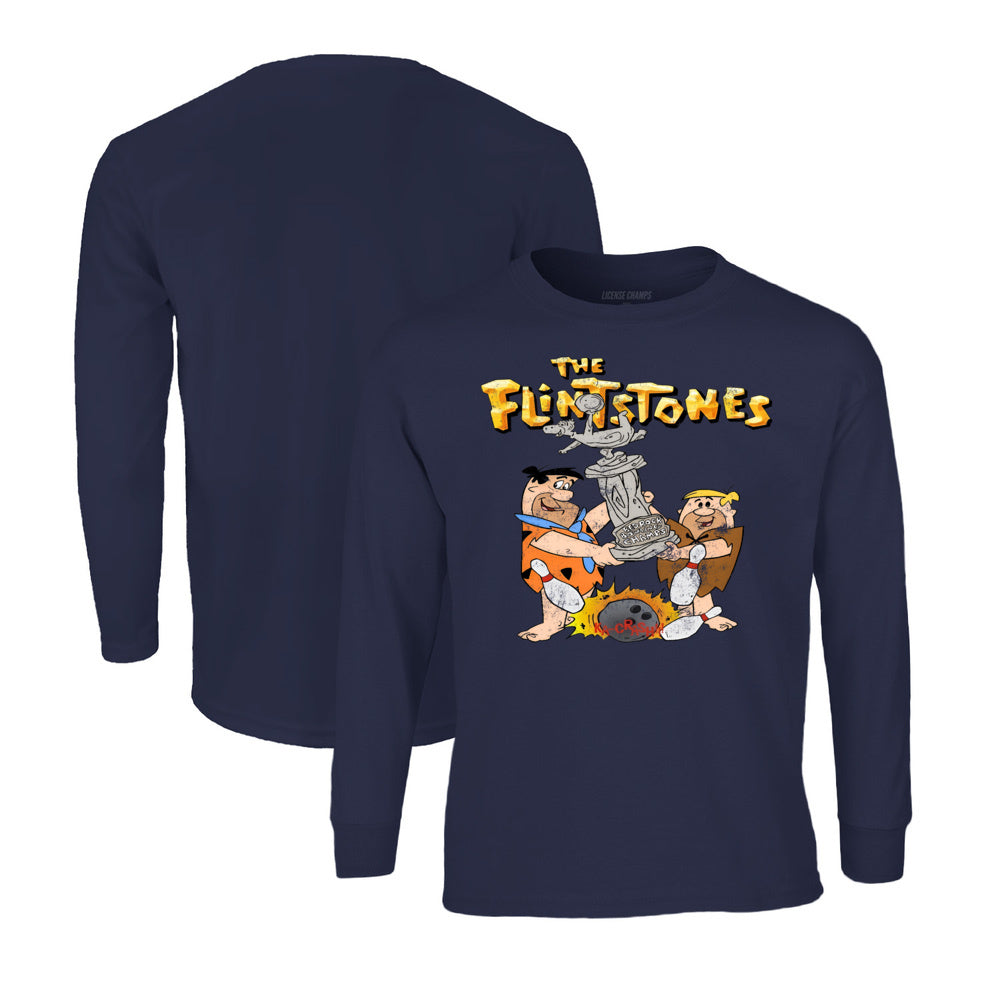 The Flintstones Long Sleeve T-Shirt in Navy