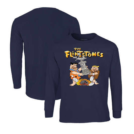 The Flintstones Long Sleeve T-Shirt in Navy