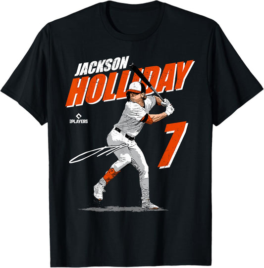 Jackson Holiday | Baltimore Baseball Players | MLBHOL3001 T-Shirt