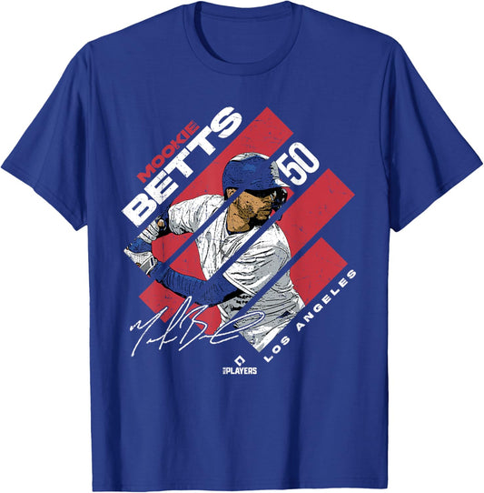 Mookie Betts | Los Angeles Baseball MLB Players | MLBMBE3002 T-Shirt