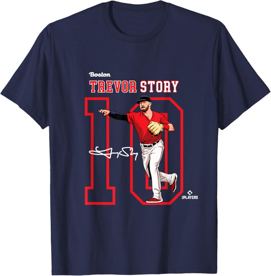 Trevor Story | Boston Baseball Players | MLBTSY3004 T-Shirt