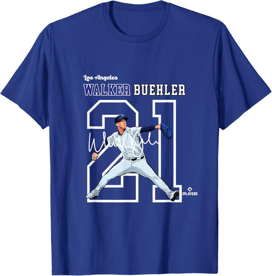 Walker Buehler | Los Angeles Baseball Players | MLBWBR3004 T-Shirt