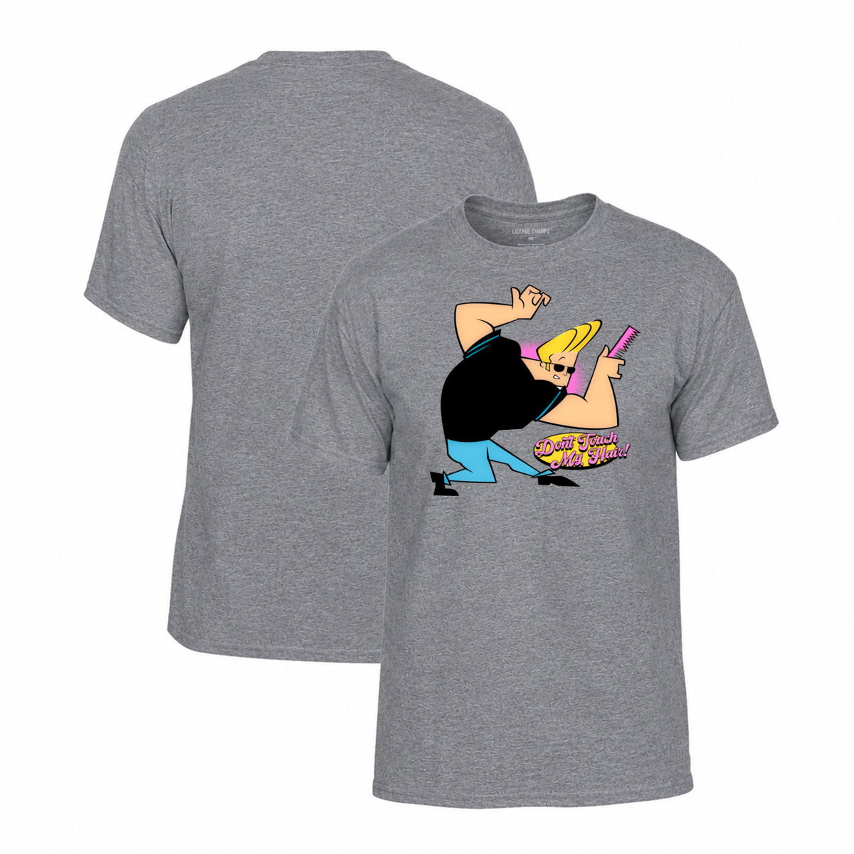 Johnny Bravo T-Shirt in Graphite Heather