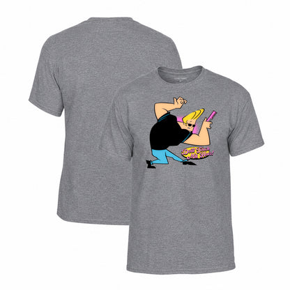 Johnny Bravo T-Shirt in Graphite Heather