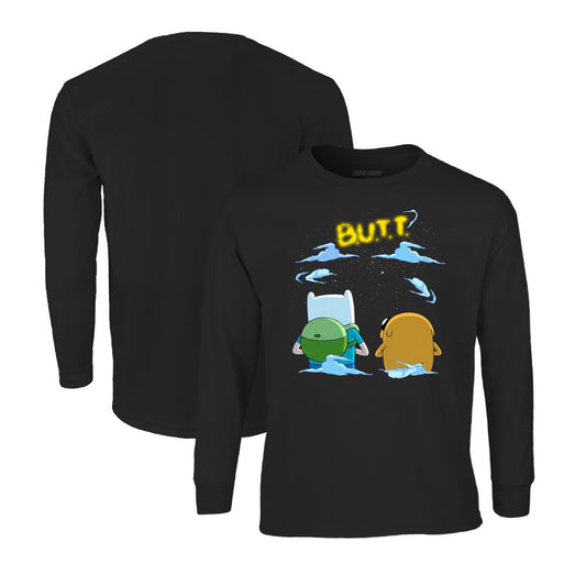 Adventure Time Long Sleeve T-Shirt in Black