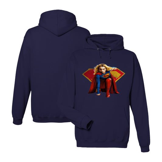 Supergirl Hoodie in Navy