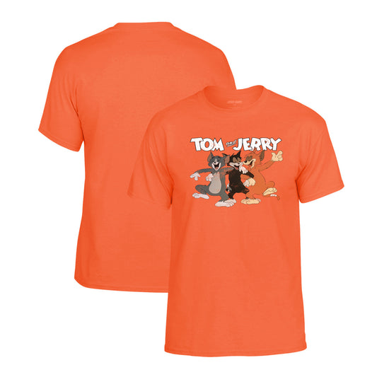 Tom and Jerry T-Shirt in Orange