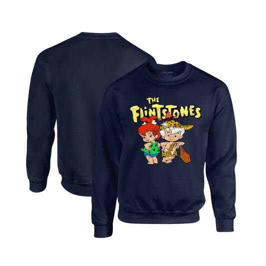 The Flintstones Crewneck Sweatshirt in Navy