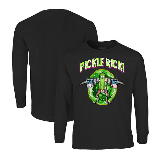 Rick and Morty Long Sleeve T-Shirt in Black