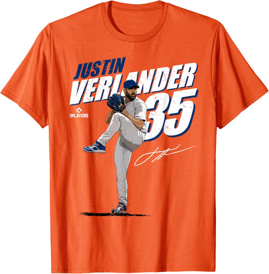 Justin Verlander | Houston Baseball Players | MLBJVR3001 T-Shirt