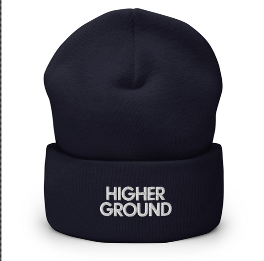 Higher Ground | Embroidered Beanie
