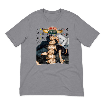 Friends Central Perk Cast T-Shirt in Heather Gray