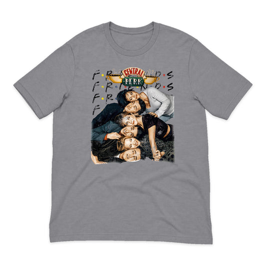 Friends Central Perk Cast T-Shirt in Heather Gray
