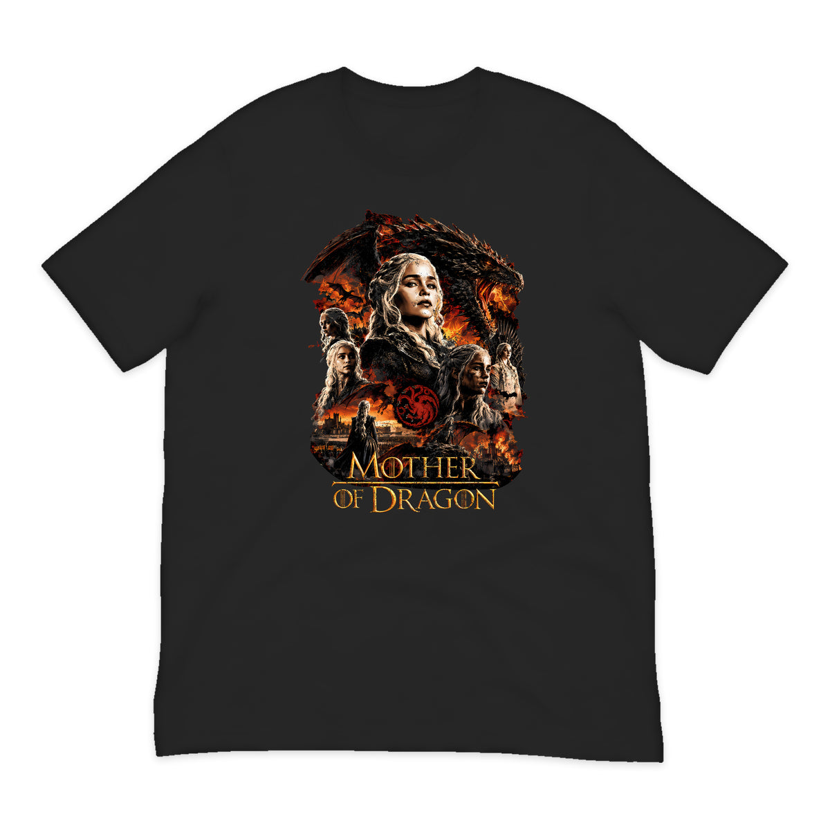 Game of Thrones Mother of Dragons T-Shirt in Black