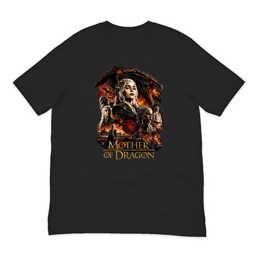 Game of Thrones Mother of Dragons T-Shirt in Black