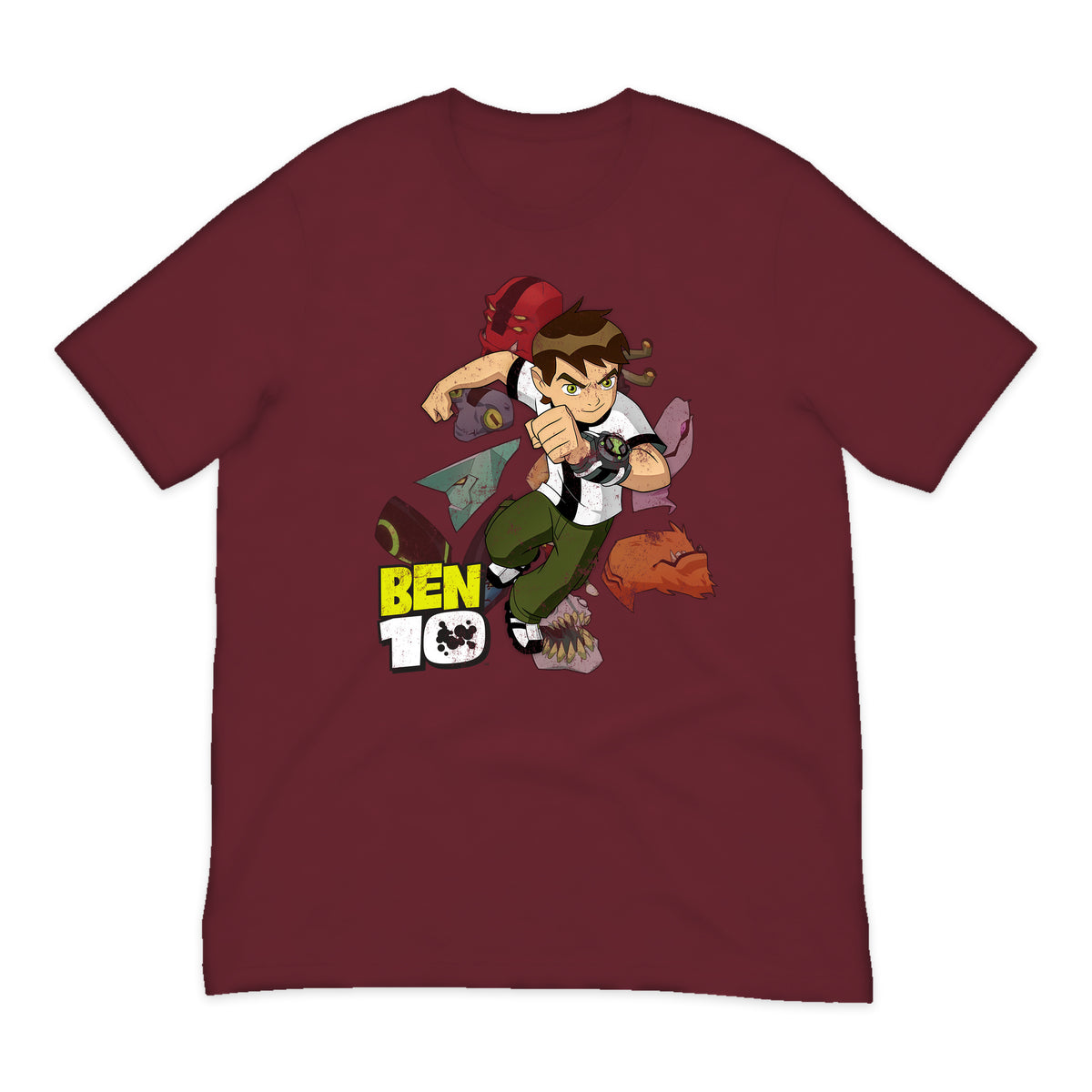 Ben 10 Hero Action T-Shirt in Burgundy