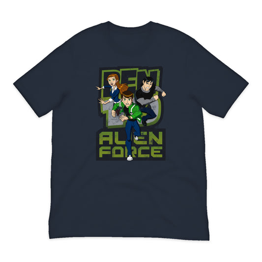 Ben 10 Alien Force Team T-Shirt in Navy