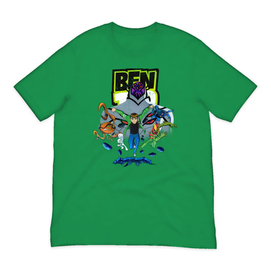 Ben 10 Alien Force Hero T-Shirt in Bright Green
