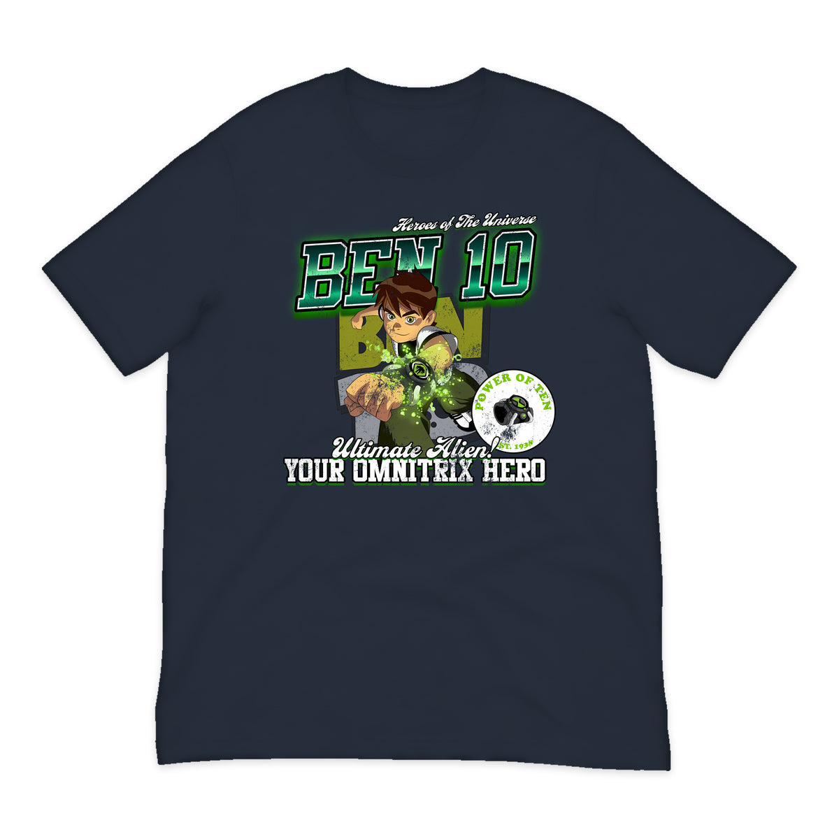 Ben 10 Omnitrix Varsity T-Shirt in Navy