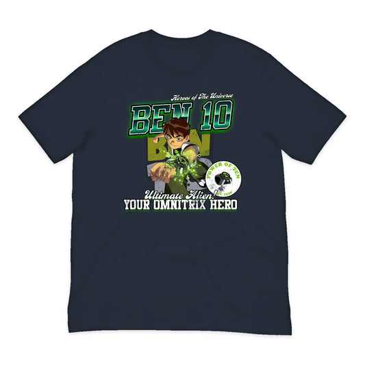 Ben 10 Omnitrix Varsity T-Shirt in Navy